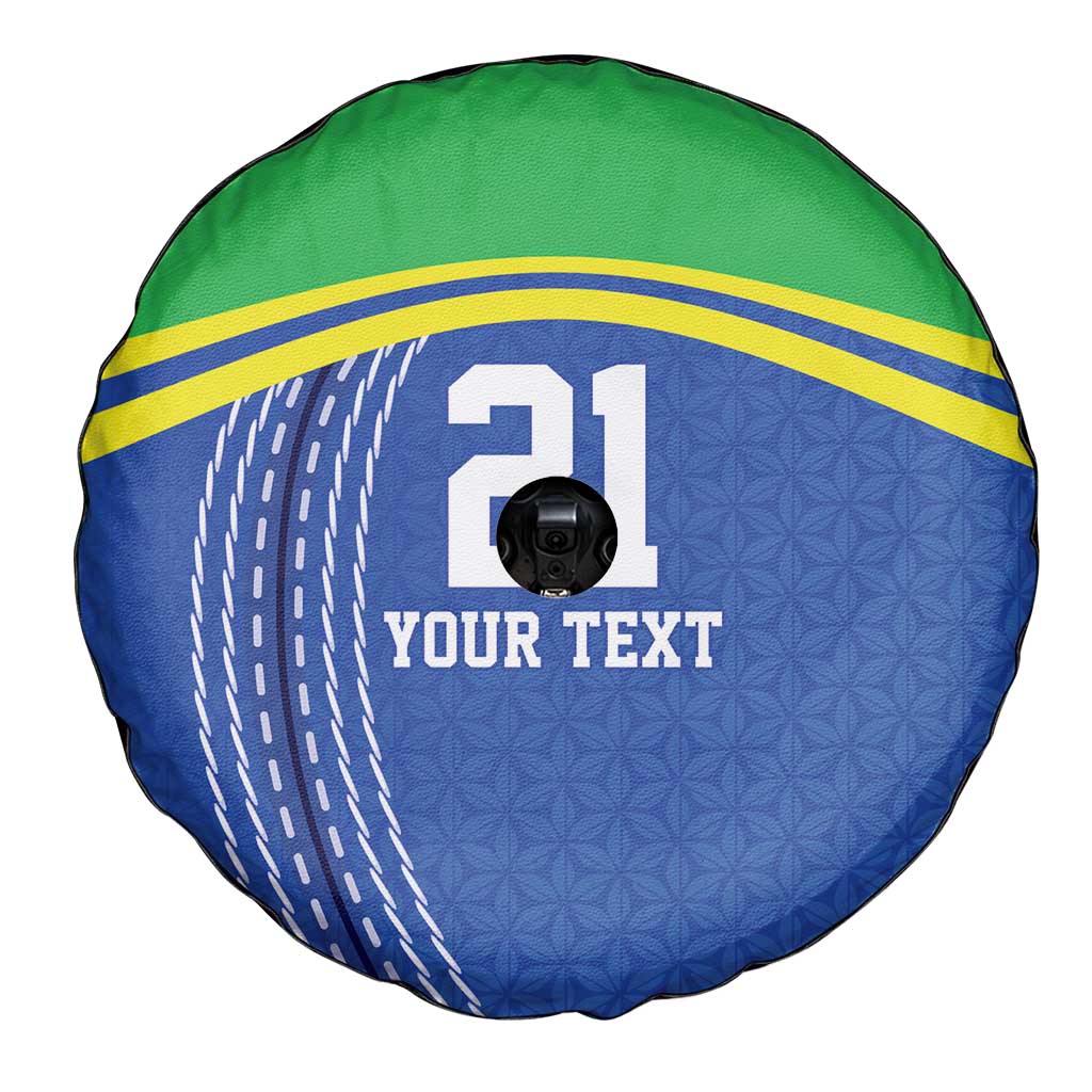 Tanzania Cricket Custom Spare Tire Cover The Cows Tanzania Pattern - Wonder Print Shop
