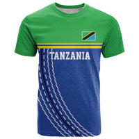 Tanzania Cricket Custom T Shirt The Cows Tanzania Pattern - Wonder Print Shop