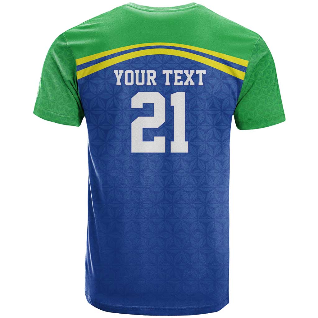 Tanzania Cricket Custom T Shirt The Cows Tanzania Pattern - Wonder Print Shop