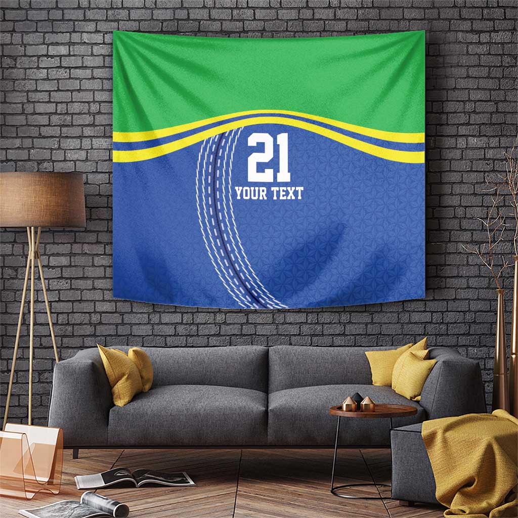 Tanzania Cricket Custom Tapestry The Cows Tanzania Pattern - Wonder Print Shop