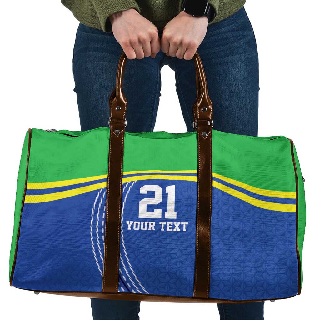 Tanzania Cricket Custom Travel Bag The Cows Tanzania Pattern - Wonder Print Shop