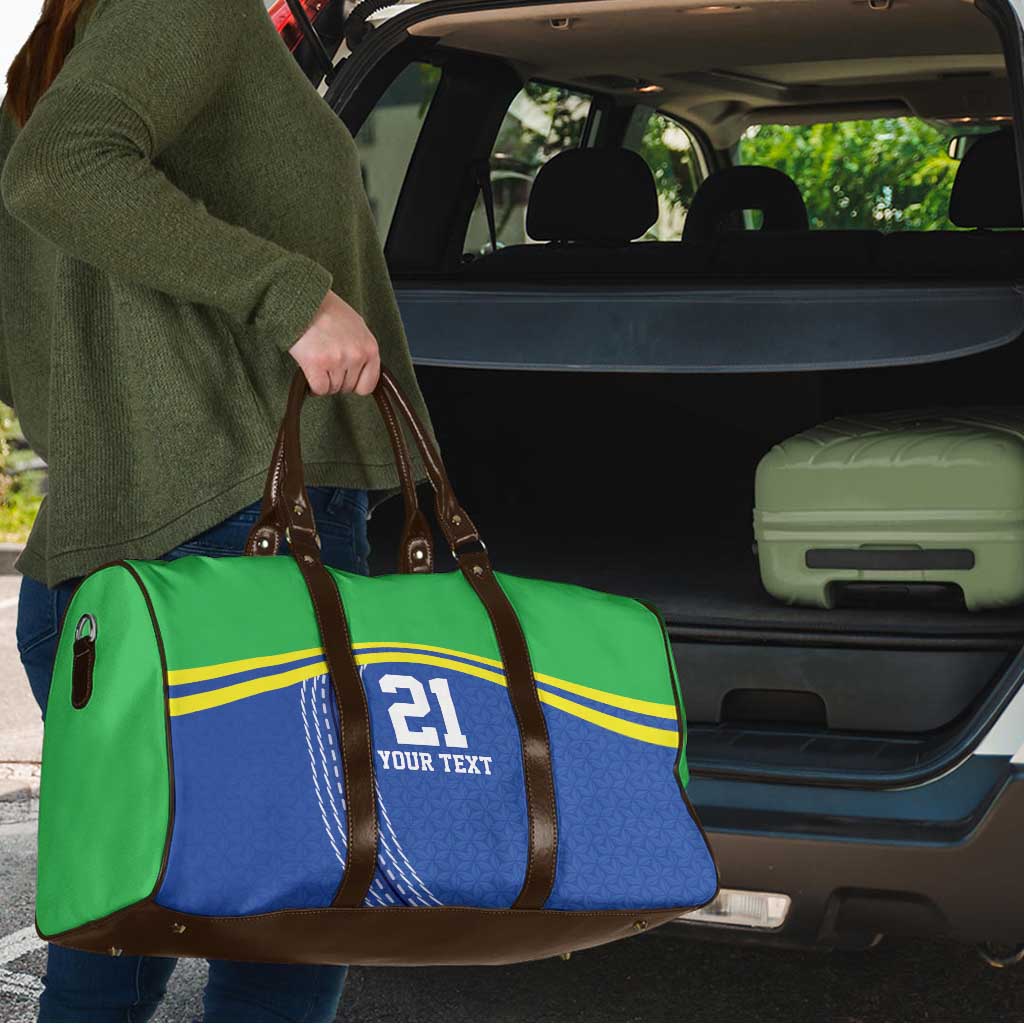 Tanzania Cricket Custom Travel Bag The Cows Tanzania Pattern - Wonder Print Shop