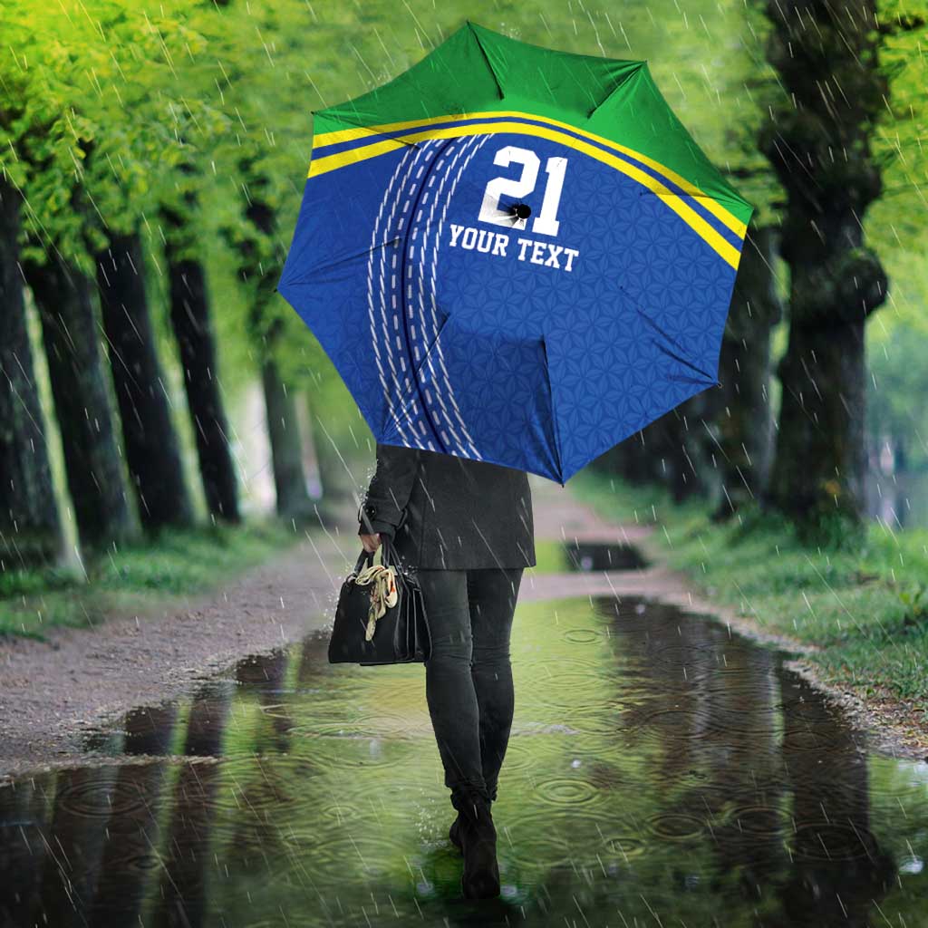 Tanzania Cricket Custom Umbrella The Cows Tanzania Pattern - Wonder Print Shop