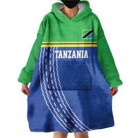 Tanzania Cricket Custom Wearable Blanket Hoodie The Cows Tanzania Pattern - Wonder Print Shop