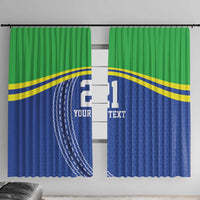 Tanzania Cricket Custom Window Curtain The Cows Tanzania Pattern - Wonder Print Shop