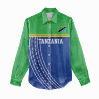 Tanzania Cricket Custom Women Casual Shirt The Cows Tanzania Pattern - Wonder Print Shop