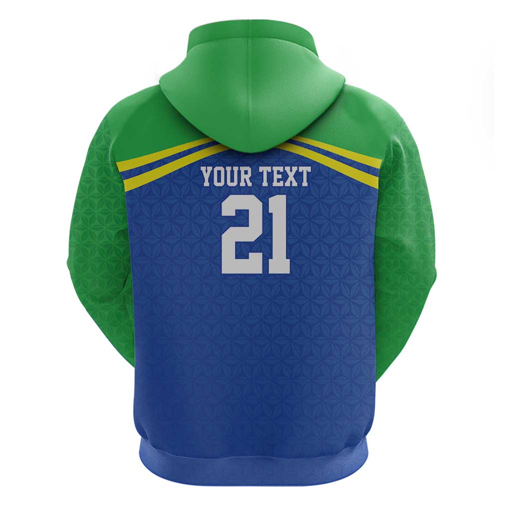 Tanzania Cricket Custom Zip Hoodie The Cows Tanzania Pattern - Wonder Print Shop