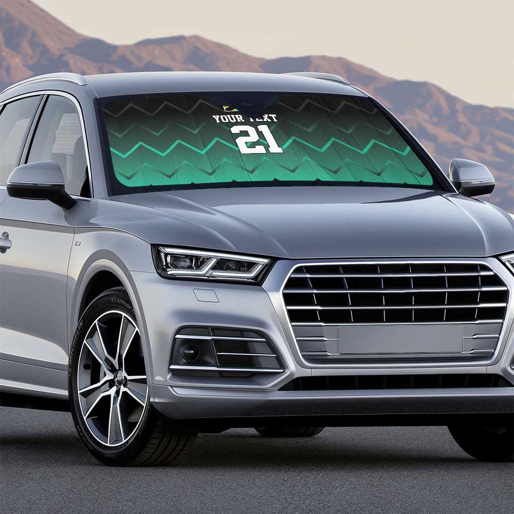 Tanzania Football Custom Auto Sun Shade Retro 2023-24 Tanzania History - Wonder Print Shop