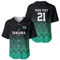 Tanzania Football Custom Baseball Jersey Retro 2023-24 Tanzania History - Wonder Print Shop