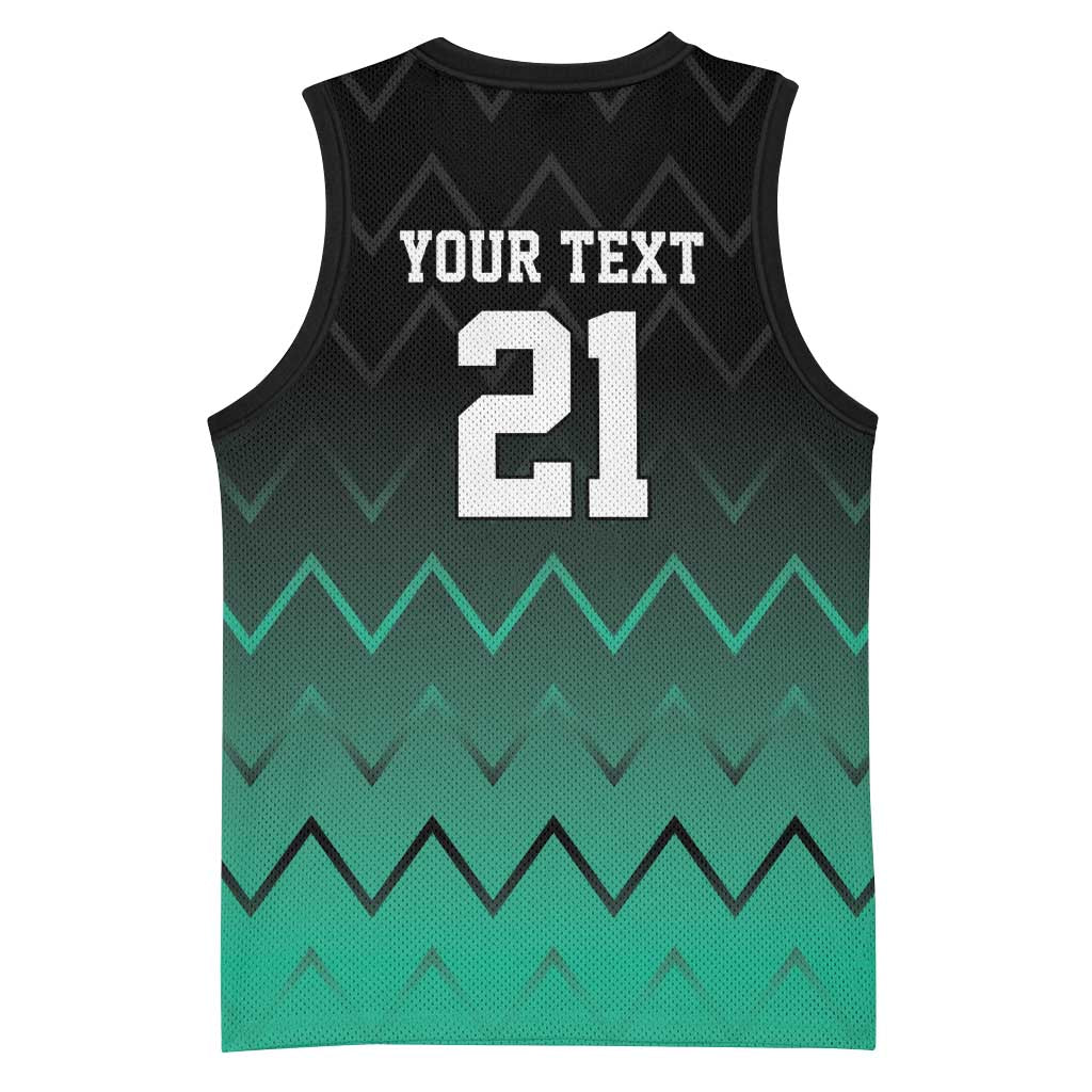 Tanzania Football Custom Basketball Jersey Retro 2023-24 Tanzania History - Wonder Print Shop