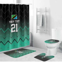 Tanzania Football Custom Bathroom Set Retro 2023-24 Tanzania History - Wonder Print Shop