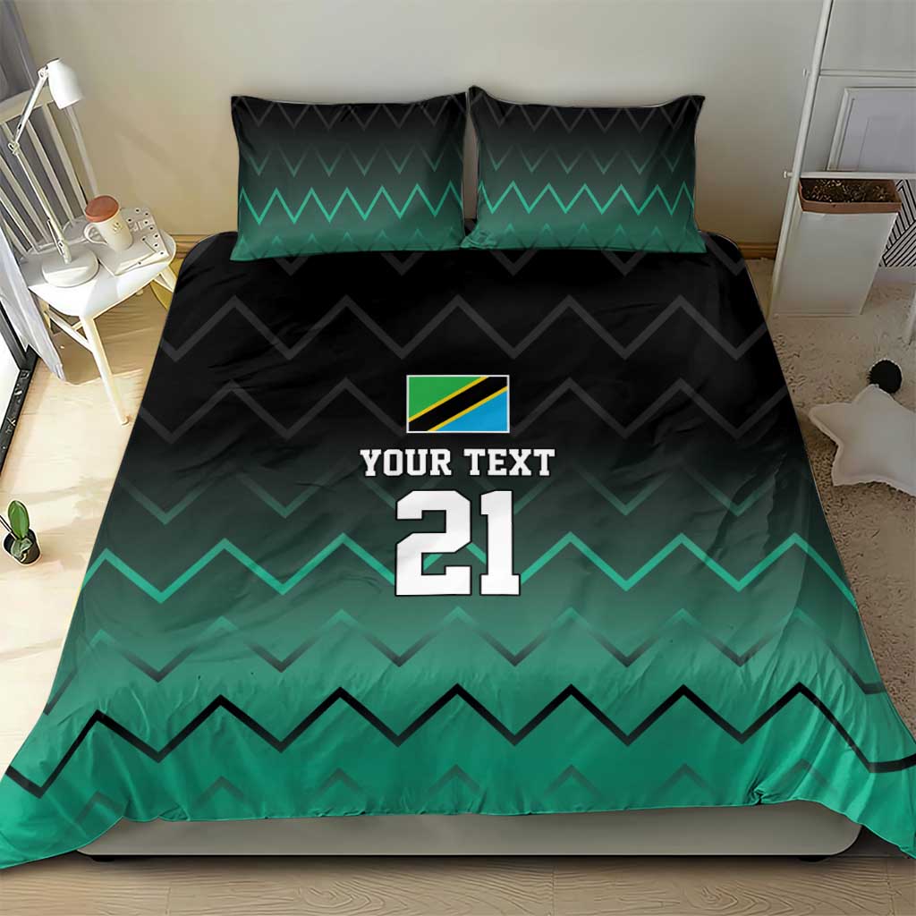 Tanzania Football Custom Bedding Set Retro 2023-24 Tanzania History - Wonder Print Shop