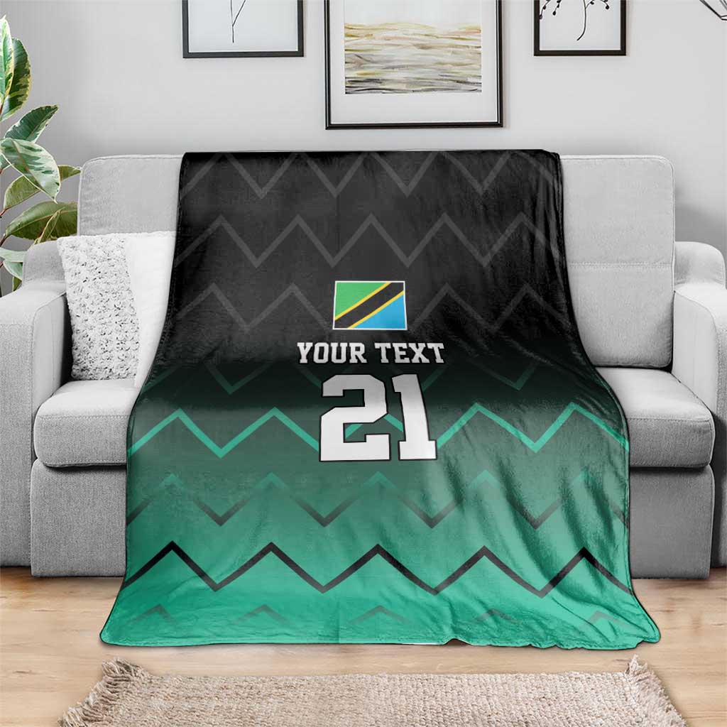 Tanzania Football Custom Blanket Retro 2023-24 Tanzania History - Wonder Print Shop
