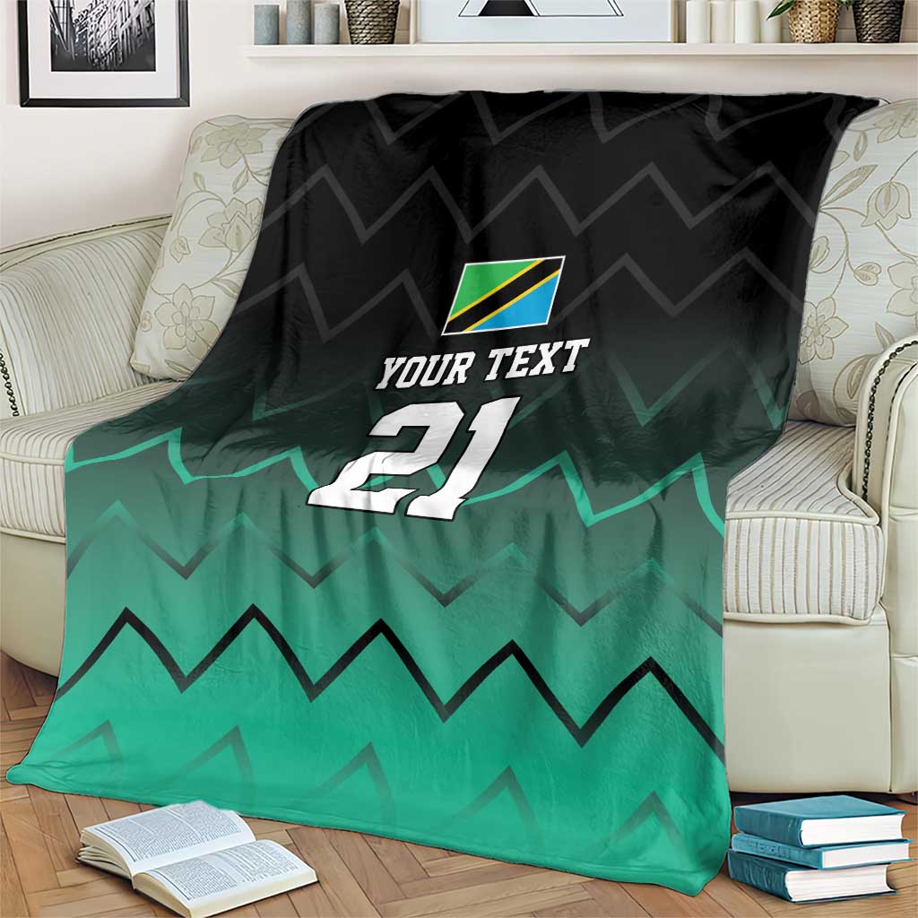 Tanzania Football Custom Blanket Retro 2023-24 Tanzania History - Wonder Print Shop