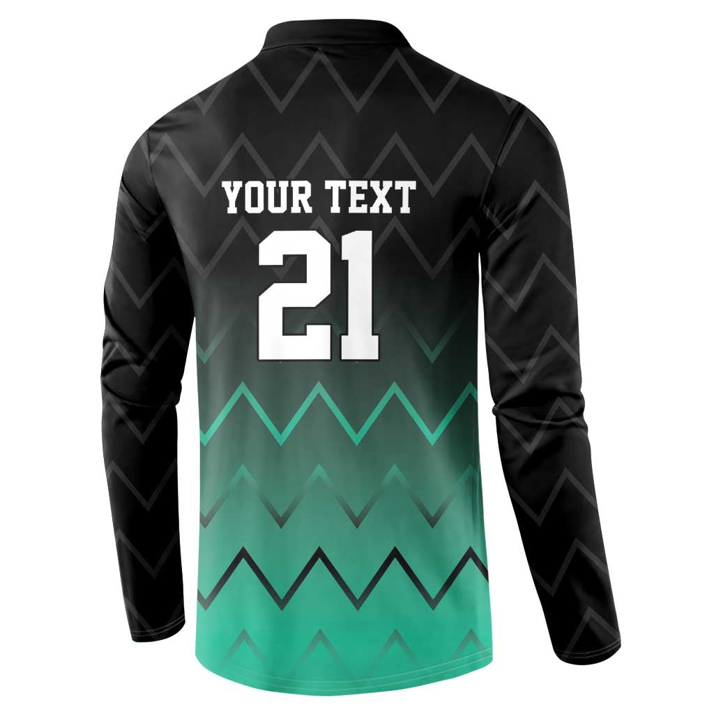 Tanzania Football Custom Button Sweatshirt Retro 2023-24 Tanzania History - Wonder Print Shop