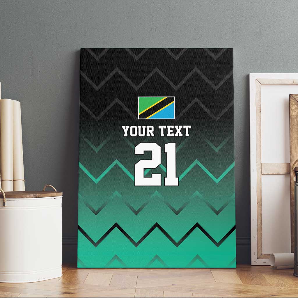 Tanzania Football Custom Canvas Wall Art Retro 2023-24 Tanzania History - Wonder Print Shop