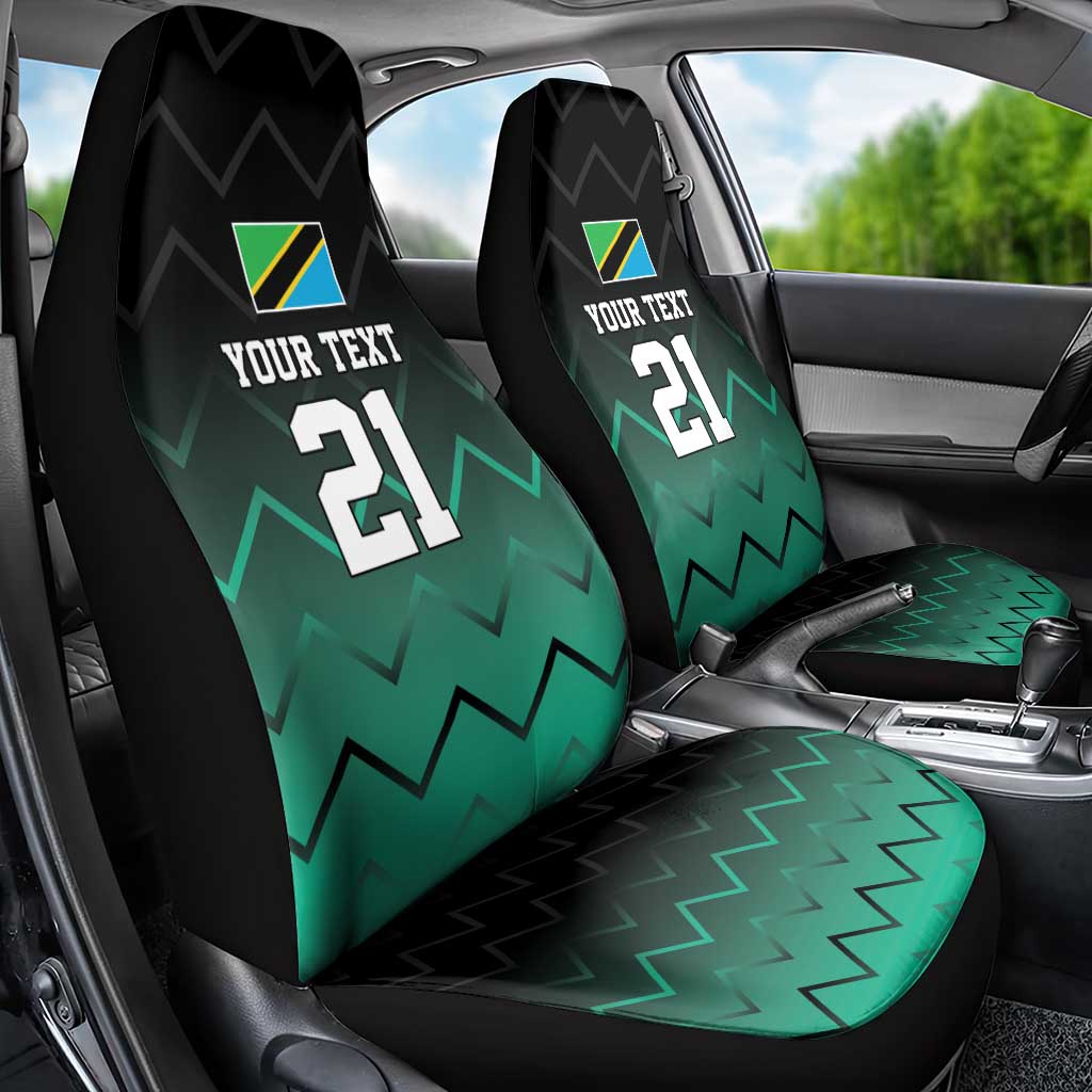 Tanzania Football Custom Car Seat Cover Retro 2023-24 Tanzania History - Wonder Print Shop