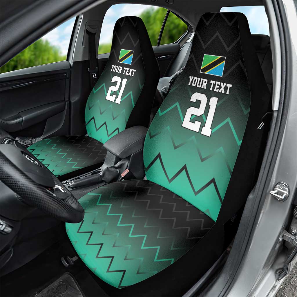 Tanzania Football Custom Car Seat Cover Retro 2023-24 Tanzania History - Wonder Print Shop