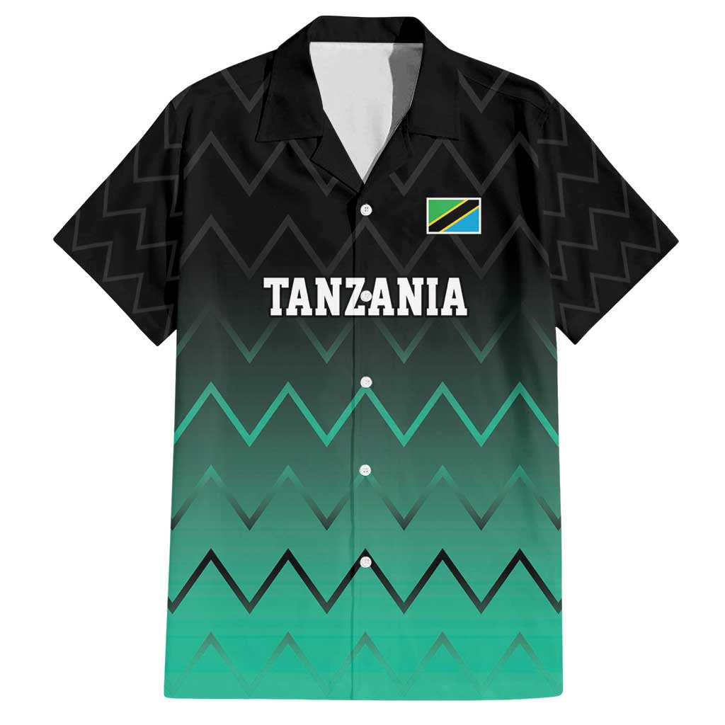 Tanzania Football Custom Family Matching Long Sleeve Bodycon Dress and Hawaiian Shirt Retro 2023-24 Tanzania History - Wonder Print Shop