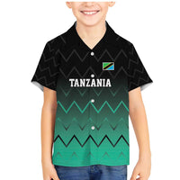 Tanzania Football Custom Family Matching Mermaid Dress and Hawaiian Shirt Retro 2023-24 Tanzania History - Wonder Print Shop