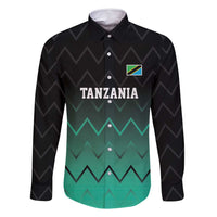 Tanzania Football Custom Family Matching Off Shoulder Maxi Dress and Hawaiian Shirt Retro 2023-24 Tanzania History - Wonder Print Shop