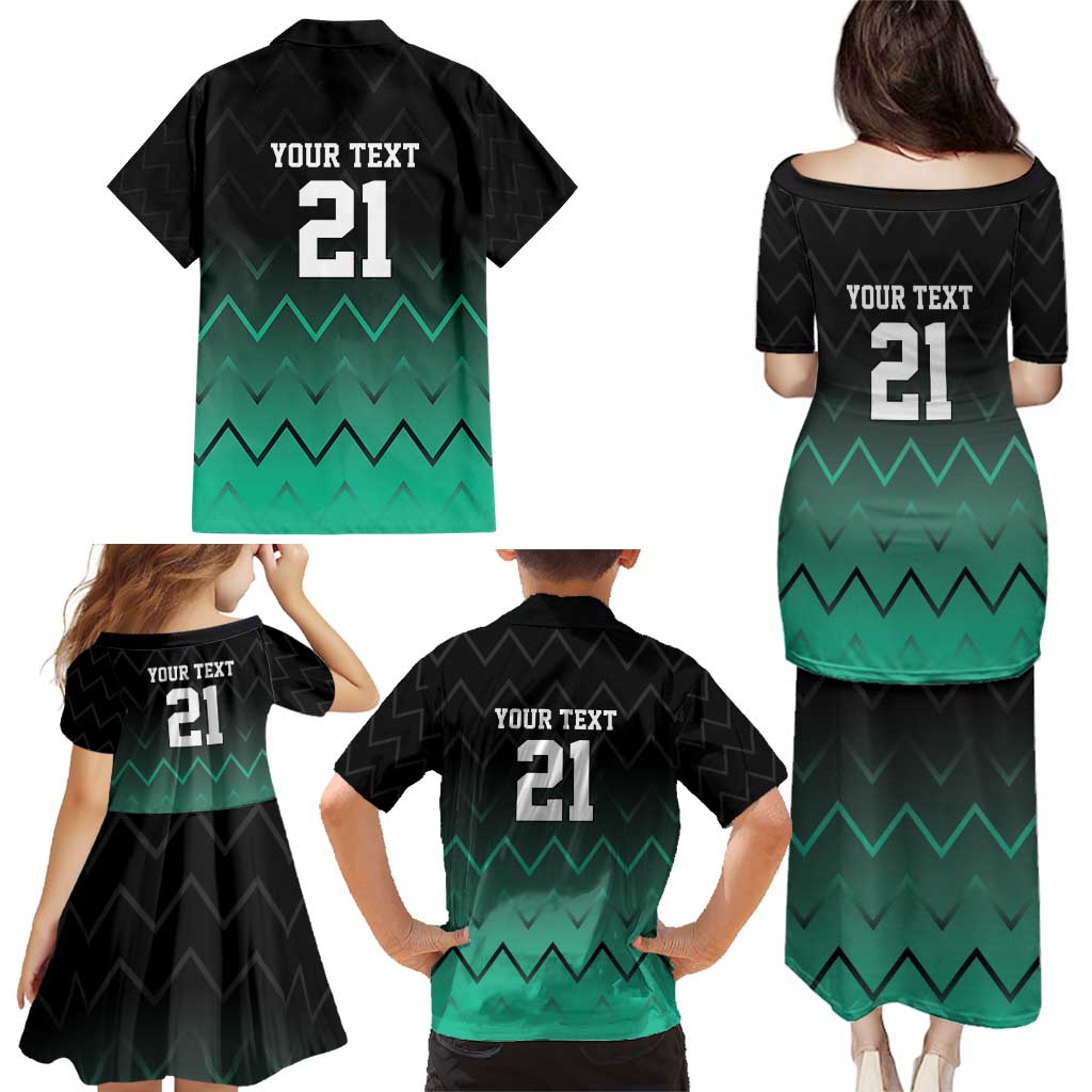 Tanzania Football Custom Family Matching Puletasi and Hawaiian Shirt Retro 2023-24 Tanzania History - Wonder Print Shop