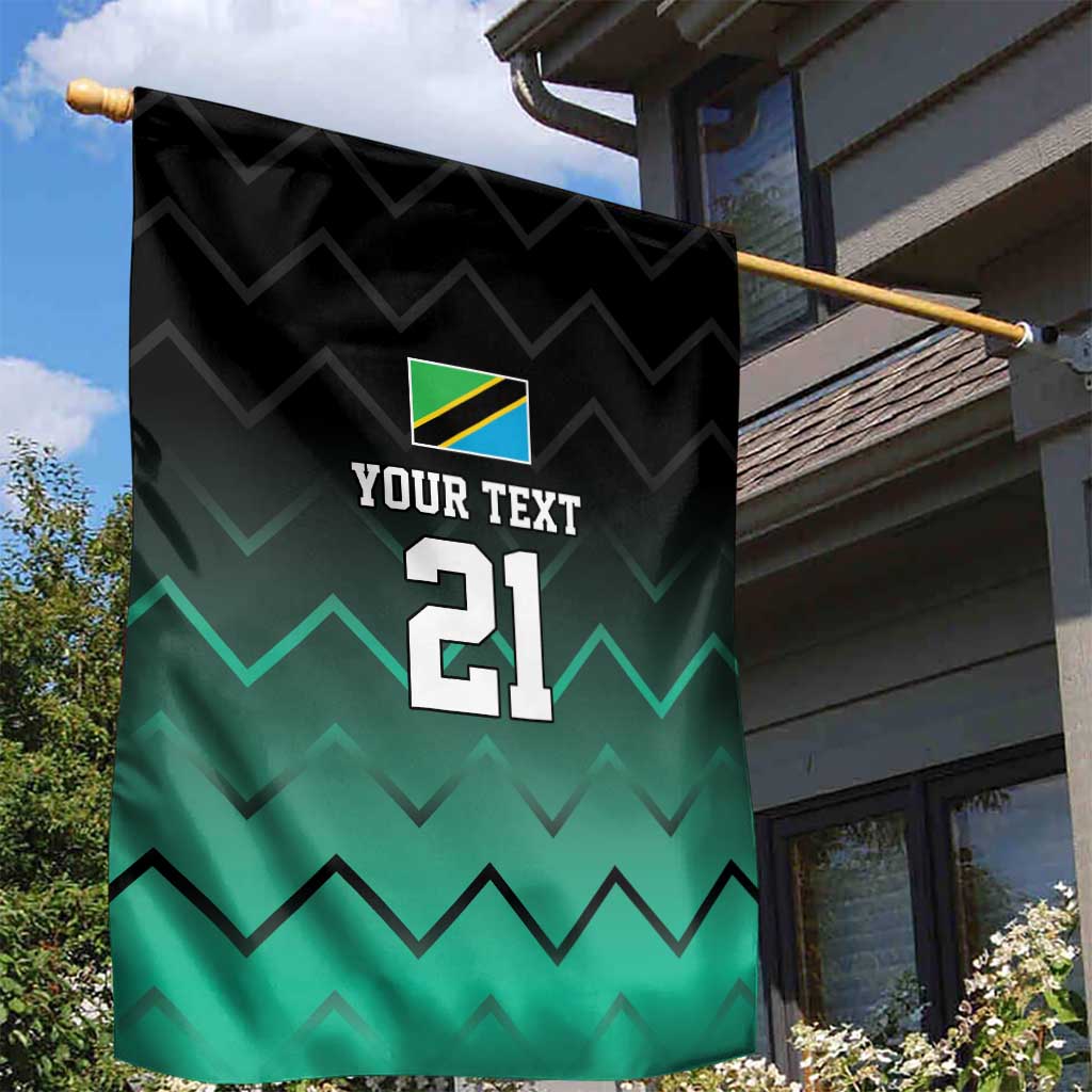 Tanzania Football Custom Garden Flag Retro 2023-24 Tanzania History - Wonder Print Shop