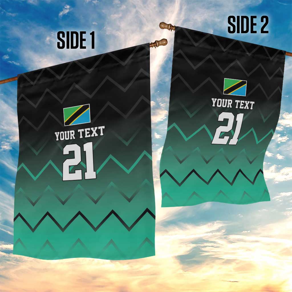 Tanzania Football Custom Garden Flag Retro 2023-24 Tanzania History - Wonder Print Shop