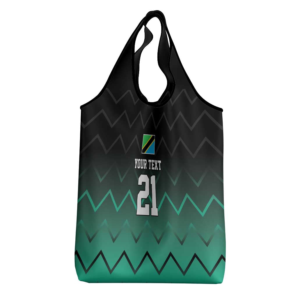 Tanzania Football Custom Grocery Bag Retro 2023-24 Tanzania History - Wonder Print Shop