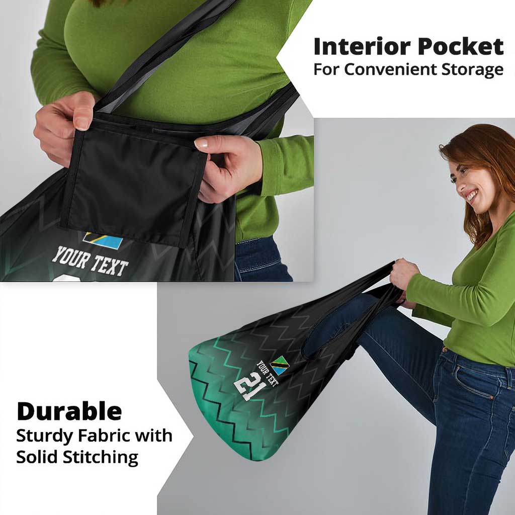 Tanzania Football Custom Grocery Bag Retro 2023-24 Tanzania History - Wonder Print Shop