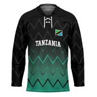 Tanzania Football Custom Hockey Jersey Retro 2023-24 Tanzania History - Wonder Print Shop