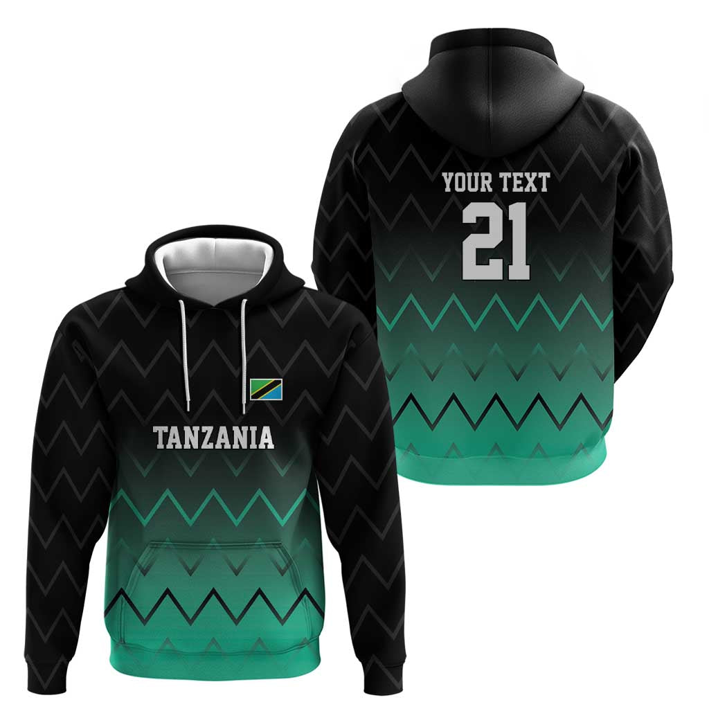Tanzania Football Custom Hoodie Retro 2023-24 Tanzania History - Wonder Print Shop