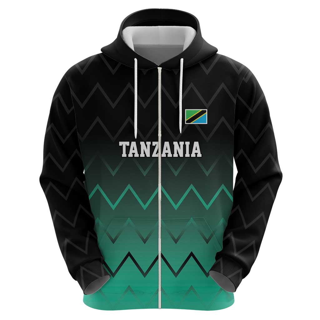 Tanzania Football Custom Hoodie Retro 2023-24 Tanzania History - Wonder Print Shop