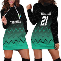 Tanzania Football Custom Hoodie Dress Retro 2023-24 Tanzania History - Wonder Print Shop