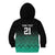 Tanzania Football Custom Kid Hoodie Retro 2023-24 Tanzania History - Wonder Print Shop