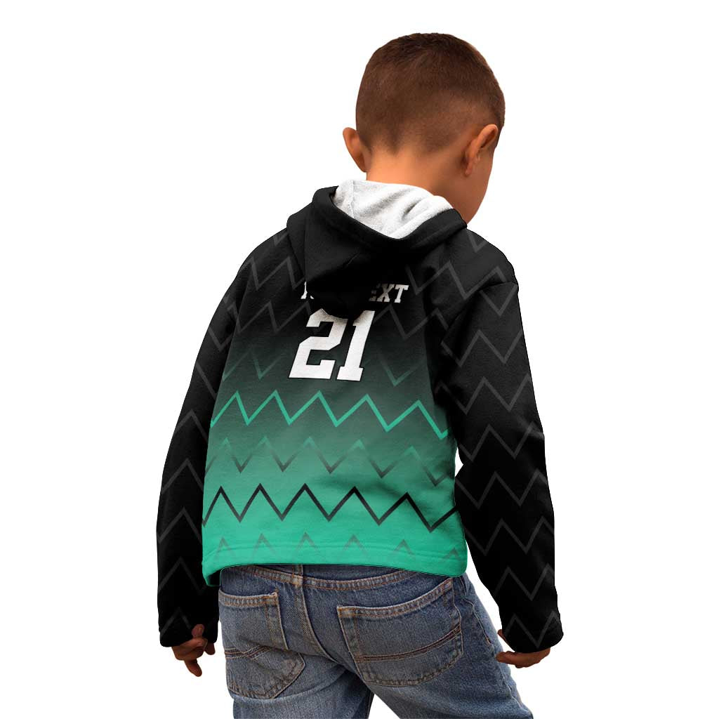 Tanzania Football Custom Kid Hoodie Retro 2023-24 Tanzania History - Wonder Print Shop