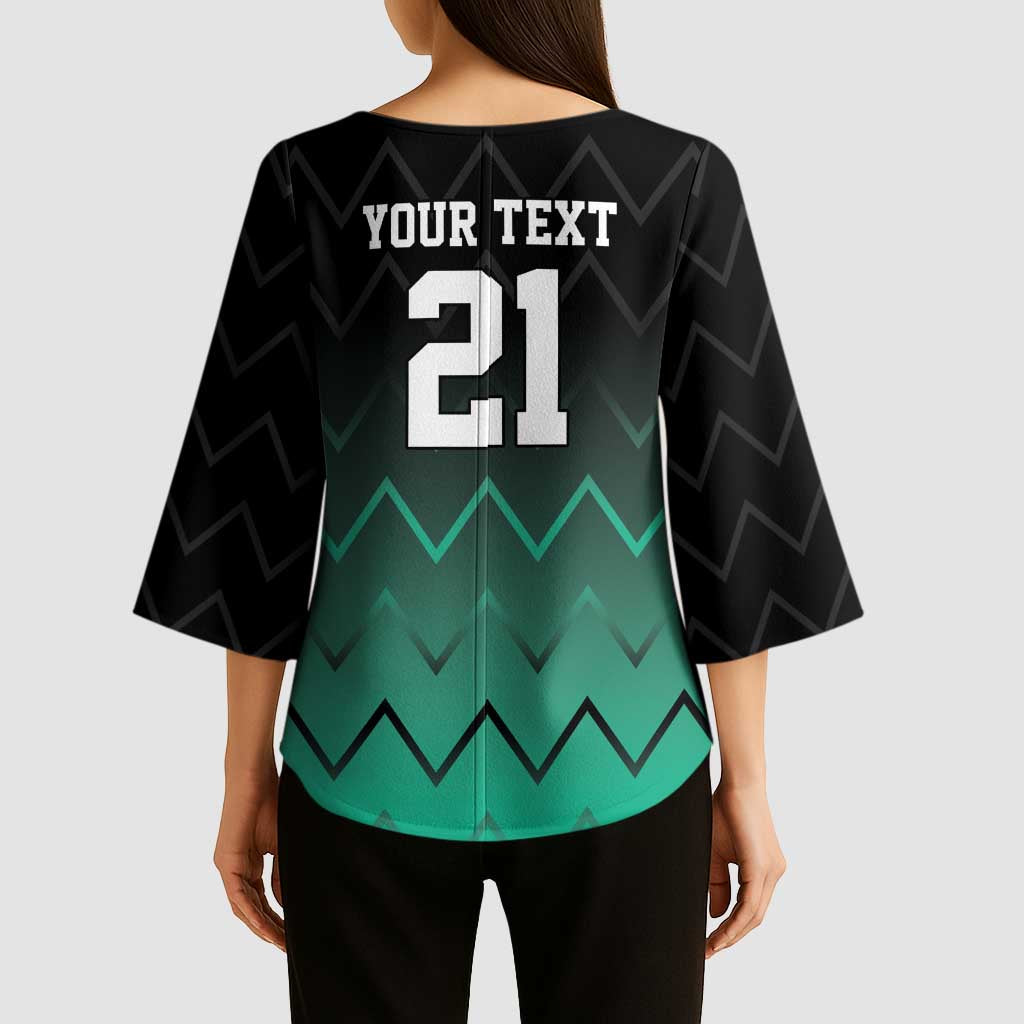 Tanzania Football Custom Kimono Sleeve Blouse Retro 2023-24 Tanzania History - Wonder Print Shop