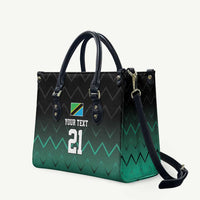Tanzania Football Custom Leather Bag Retro 2023-24 Tanzania History - Wonder Print Shop