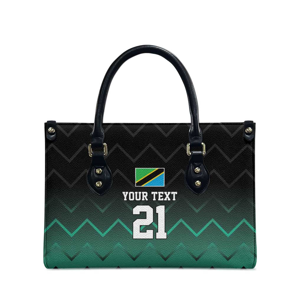 Tanzania Football Custom Leather Bag Retro 2023-24 Tanzania History - Wonder Print Shop