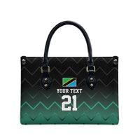 Tanzania Football Custom Leather Bag Retro 2023-24 Tanzania History - Wonder Print Shop