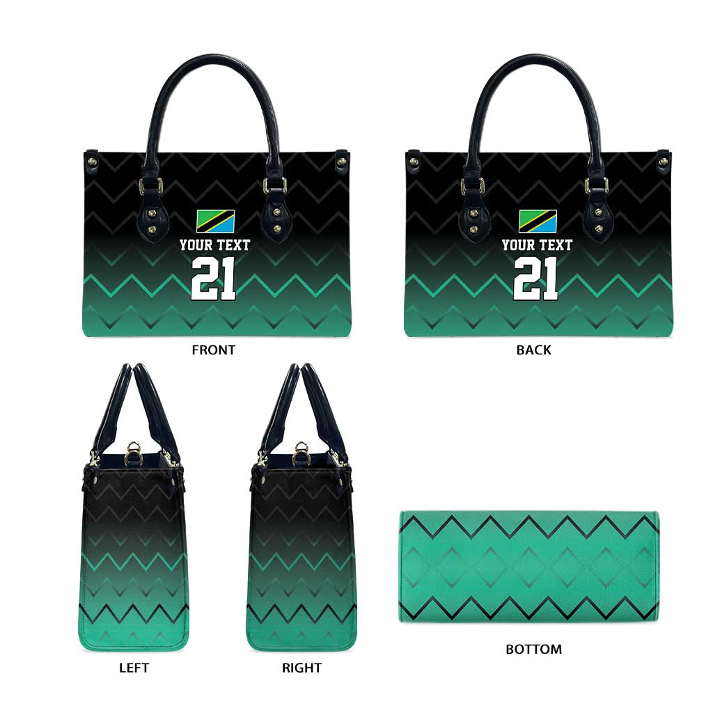 Tanzania Football Custom Leather Bag Retro 2023-24 Tanzania History - Wonder Print Shop