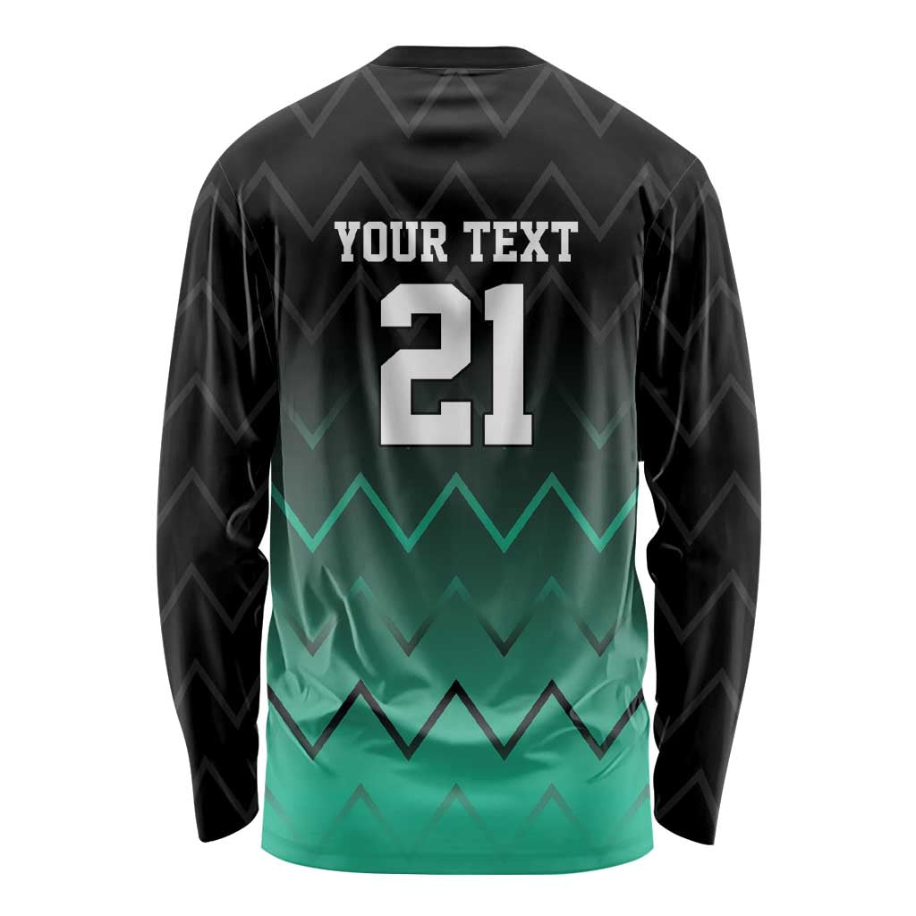 Tanzania Football Custom Long Sleeve Shirt Retro 2023-24 Tanzania History - Wonder Print Shop