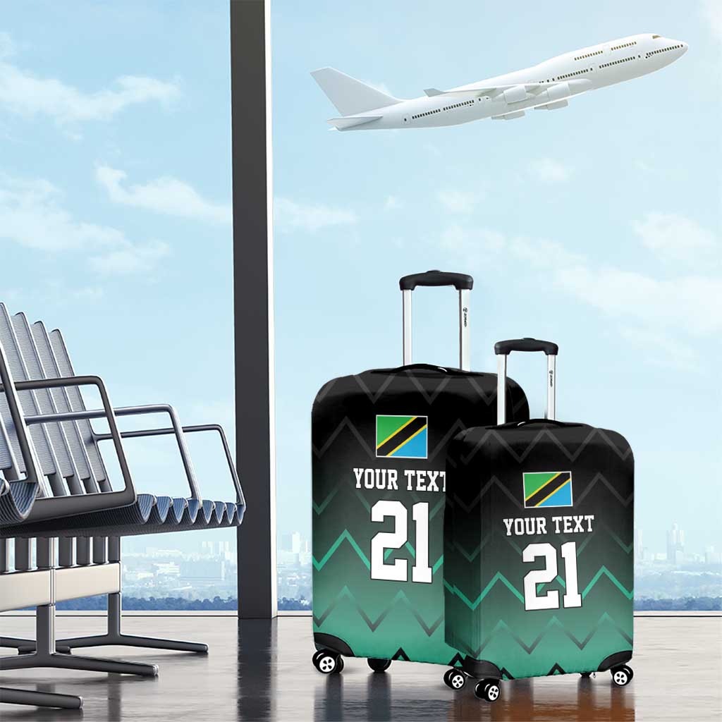 Tanzania Football Custom Luggage Cover Retro 2023-24 Tanzania History - Wonder Print Shop