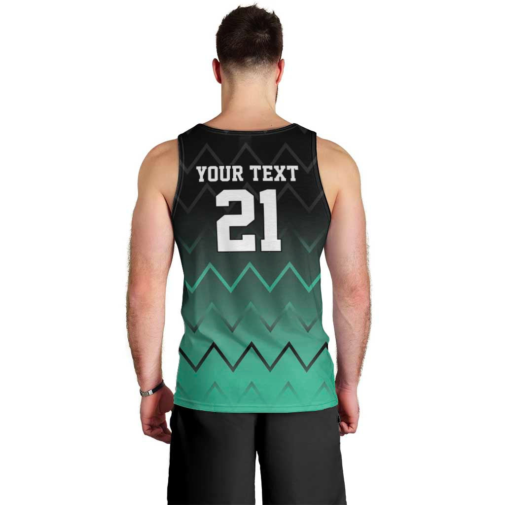 Tanzania Football Custom Men Tank Top Retro 2023-24 Tanzania History - Wonder Print Shop