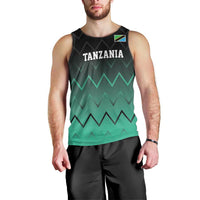 Tanzania Football Custom Men Tank Top Retro 2023-24 Tanzania History - Wonder Print Shop