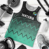 Tanzania Football Custom Men Tank Top Retro 2023-24 Tanzania History - Wonder Print Shop
