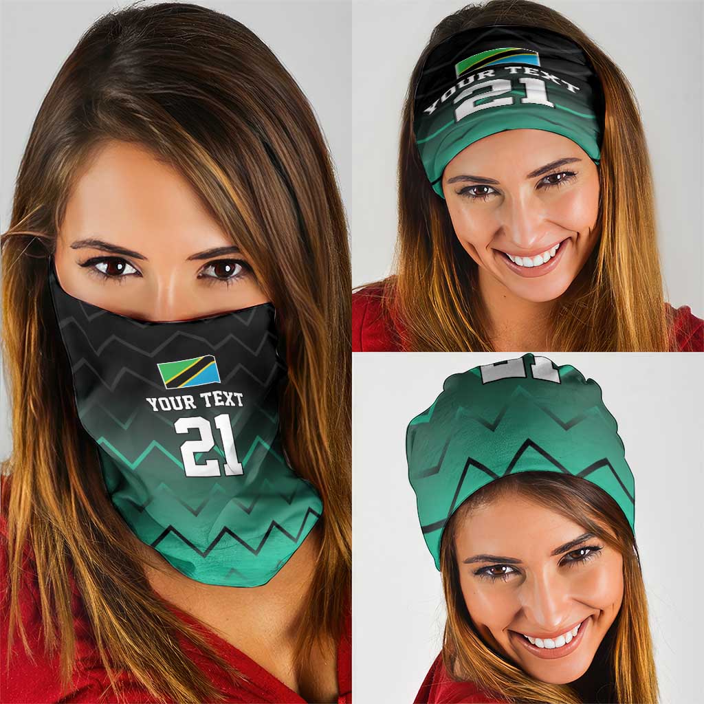 Tanzania Football Custom Neck Gaiter Retro 2023-24 Tanzania History - Wonder Print Shop