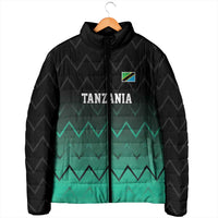 Tanzania Football Custom Padded Jacket Retro 2023-24 Tanzania History - Wonder Print Shop
