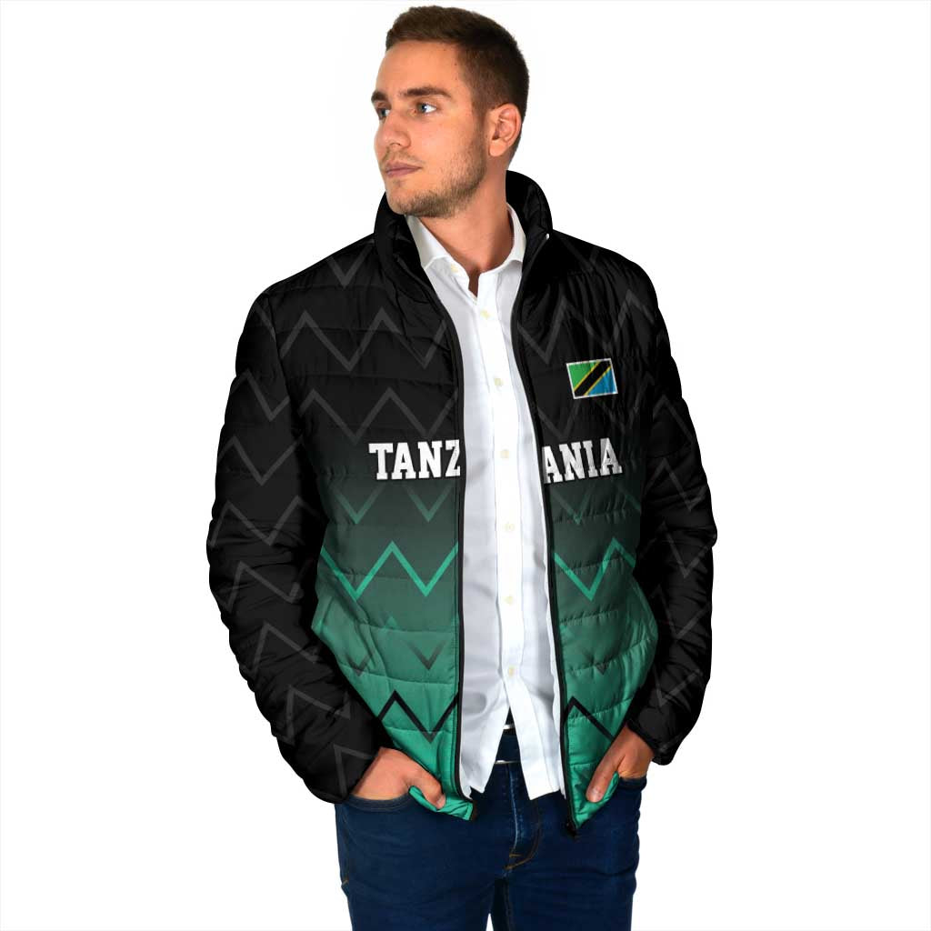 Tanzania Football Custom Padded Jacket Retro 2023-24 Tanzania History - Wonder Print Shop