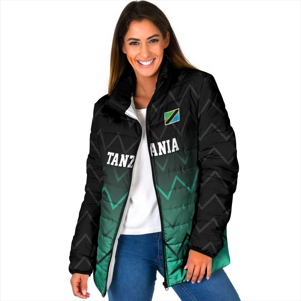 Tanzania Football Custom Padded Jacket Retro 2023-24 Tanzania History - Wonder Print Shop